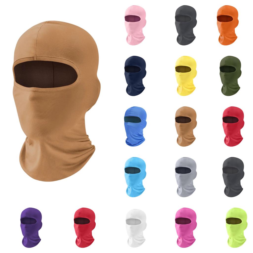 Fashionable Cycling Ice Silk Head Cover Sun Motorcycle Helmet Liner Windproof Sports Breathable Quick-drying Headscarf Mask Hat