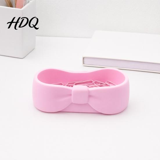 Schleifenförmige Aufbewahrungsbox Schleifenförmige Box 3D-gedruckt Zarte matte Textur Behälter