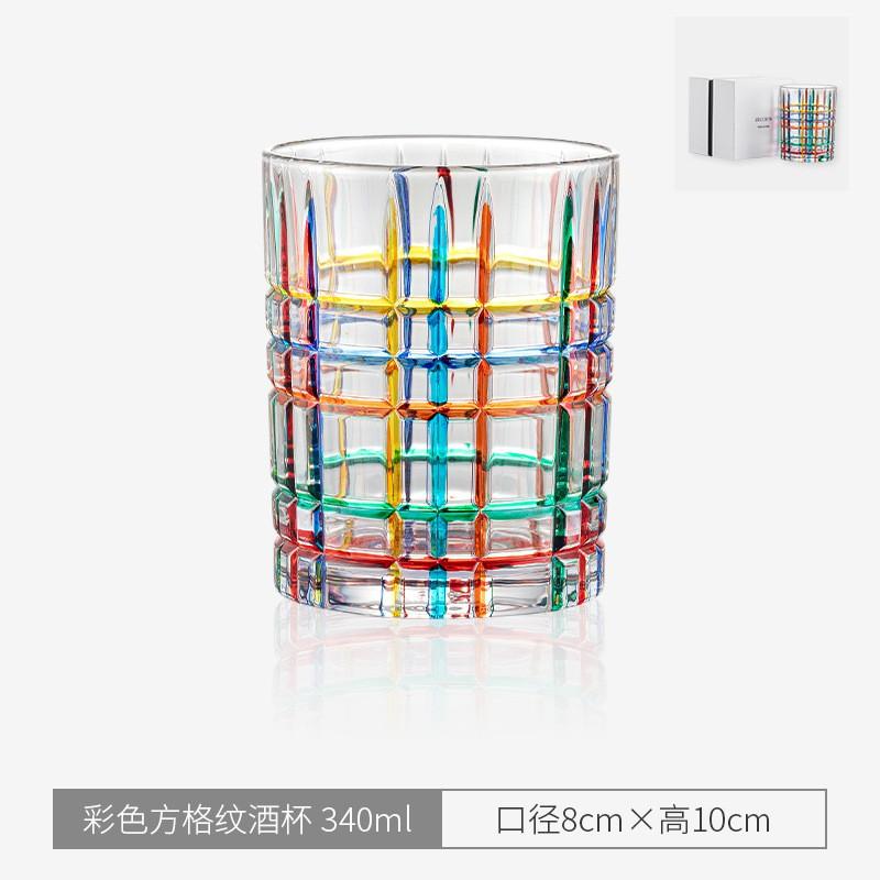 Handcrafted Murano Glass Whiskey Tumbler With