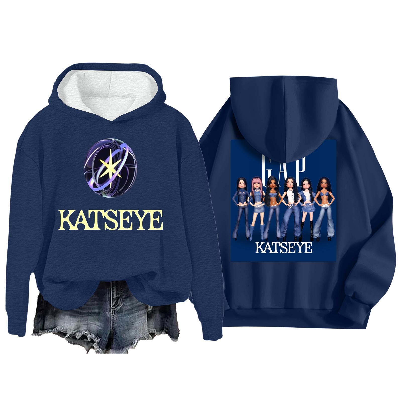 

Женская модная повседневная толстовка с длинным рукавом, свободная, с принтом, спортивная, с длинным рукавом, с капюшоном XXL