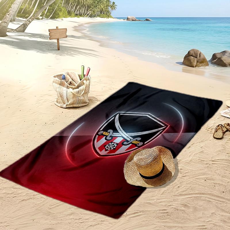 Sheffield United Football Print Beach Towel, Large Soft Quick Dry Towel for Beach Camping Swimming