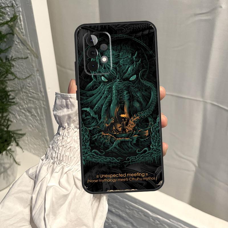 Cthulhu Mythos Case For Samsung Galaxy A15 A35 A55 A54 A34 A14 A13 A23 A33 A53 A52 A32 A12 A56 A36 A16 A17