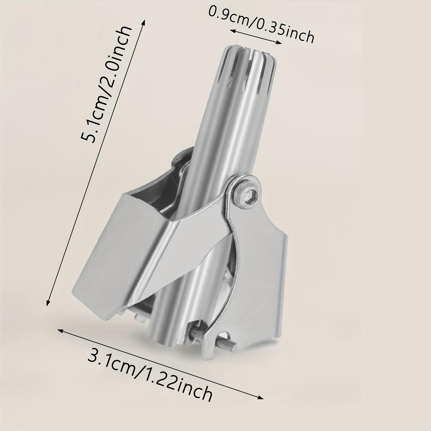 

Портативная мужская электробритва, безболезненная стрижка волос в носу, моющийся триммер для волос в ушах, чистка без ржавчины белый