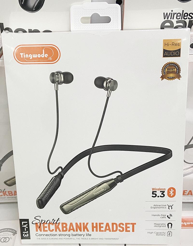 Top-Selling Neck-Hanging Wireless Headphones with HD Sound, Power Display, and Long Battery Life