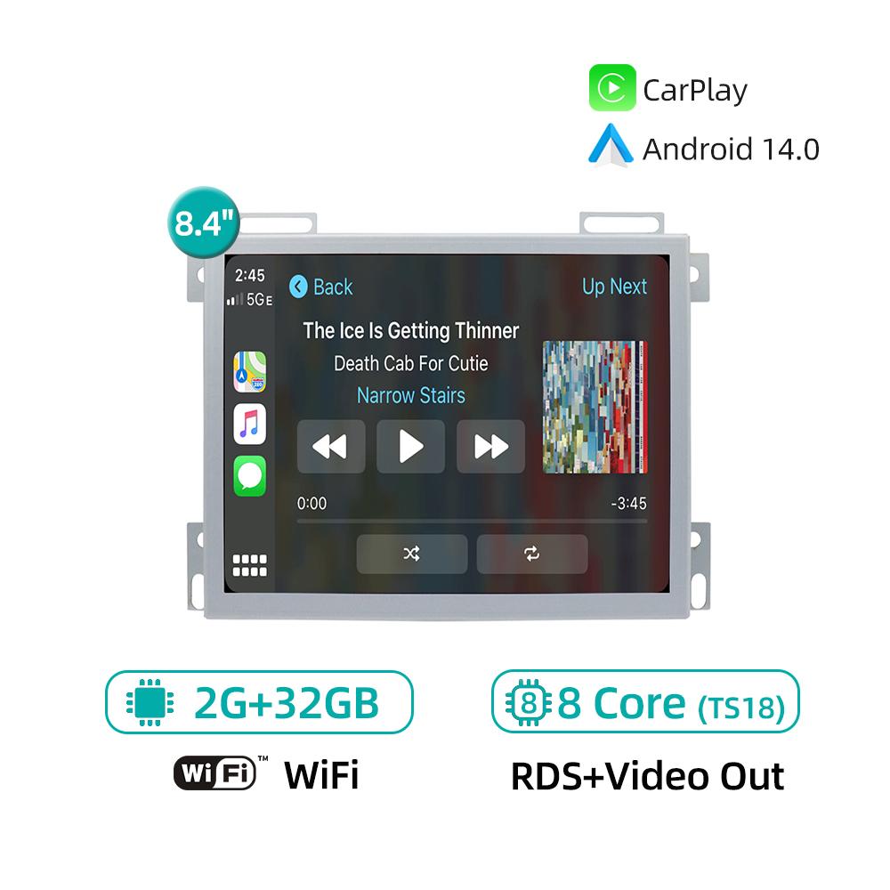 

8.4 Android 14.0 CarPlay GPS Navigation 4G WiFi RDS Car Radio For Dodge Durango Challenger Charger RAM 1500 Jeep Grand Cherokee