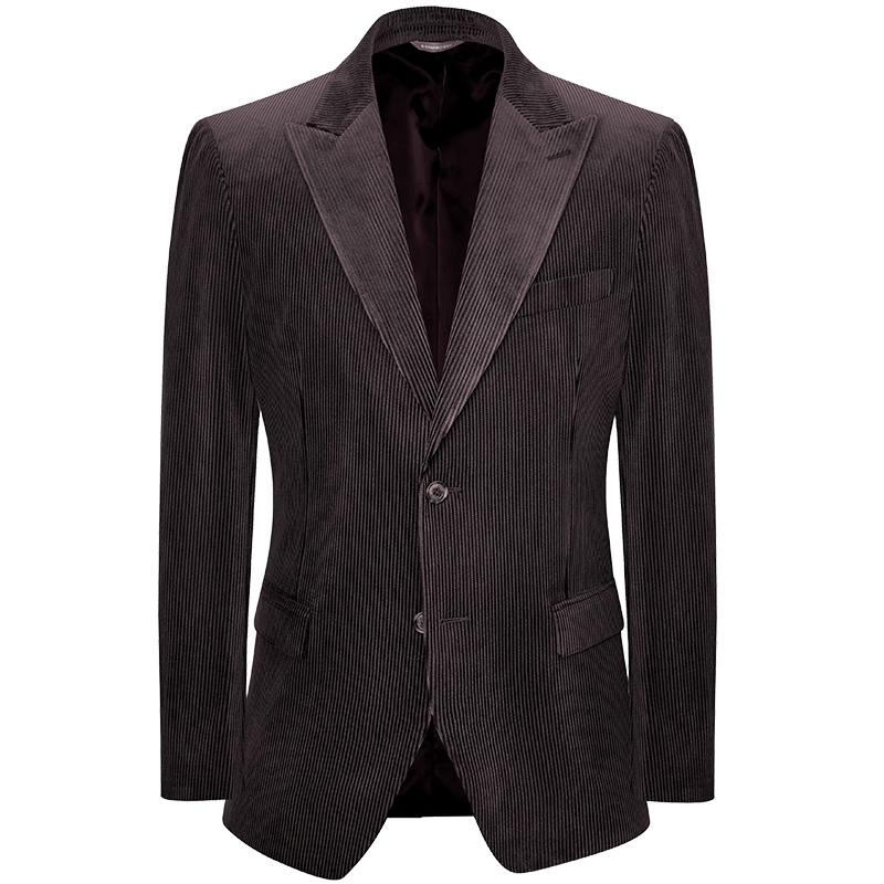 Мужской вельветовый приталенный блейзер в стиле business casual Baoxiniao 52 A