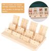 Wooden Earrings Ear Stud Ring Display Board Jewelry Stand Eardrop Storage Bracket