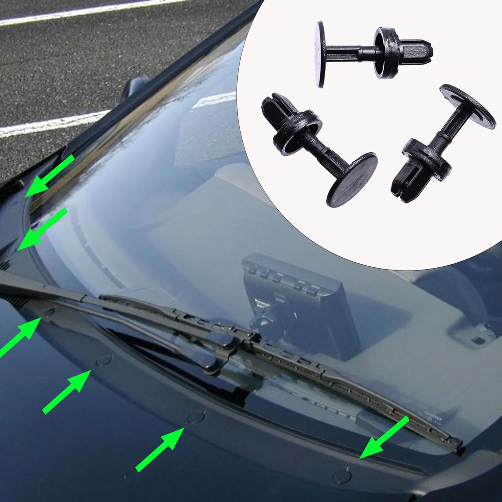 91508-SR3-000 for Honda Odyssey Civic CR-V Del Sol Acura Integra Windscreen Cowl Scuttle Panel Trim Clips