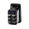 12V/24V DC Reverse Polarity Switch 6P (ON)-Off-(ON) 3 Way Momentary Rocker Switch Non-Light DPDT Marine Toggle Switch for Car Boat Pontoon Polaris