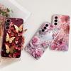 Luxury Flower Butterfly Bow Pattern Casing For Samsung Galaxy A36 A16 A06 4G 5G Back Cover Clear Soft Silicone Phone Case