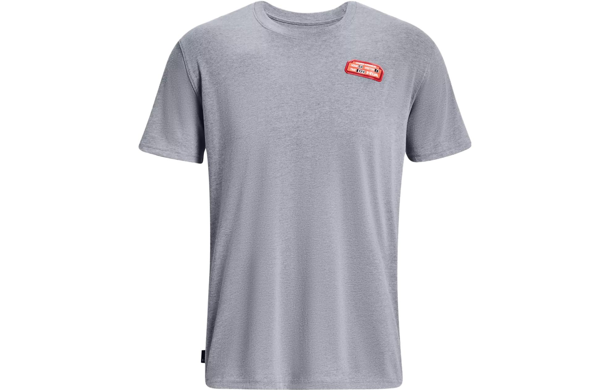 Under Armour T Shirt Men s Steel Heather Light Gray 1376836-035 XL