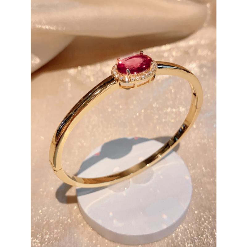 High Quality Jewelry Bracelets with Colorful Zircon Inlay