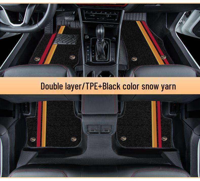 Lynk & Co 08 Door Sill & Full Coverage TPE Floor Mats - Wear-Resistant, Non-Slip, Waterproof.