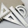 Compass Measurement Aluminium Ruler Set Drafting Supplies Examination Stationery Metal Rulers
