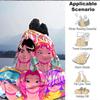 1pc Saja Boys Flannel Blanket [Cozy Throw Blanket] For Sofa, Bed, Travel, Camping, Livingroom, Office, Couch, Chair, And Bed