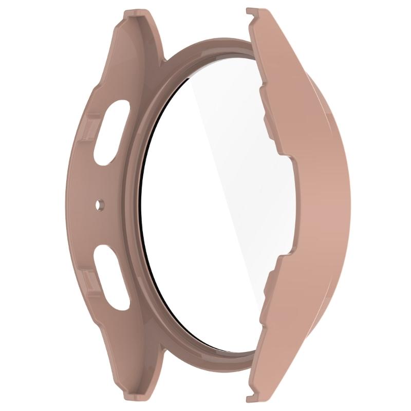 Smartwatch Protective Cover Watch Bumper Case Tempered Glass Screen Cover for Watch 7 40mm/44mm Assorted Color
