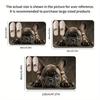 1 Stuks Anti-Vermoeidheid Keukenmatten Schattige Huisdier Franse Bulldog Print Waterdicht Antislip Dikke Gekussende Mat
