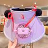 New Summer Fan Hat Adult Sun Hat Outdoor Leisure Sports Sun Protection Top Hat