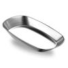 Stainless Steel Serving Plates 10 Inches Dinner Dishes Metal Camping Plate for BBQ Snack