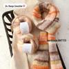 Silk Gradient Rainbow Mohair Yarn Pack for Hand-knitted Scarf/Shawl