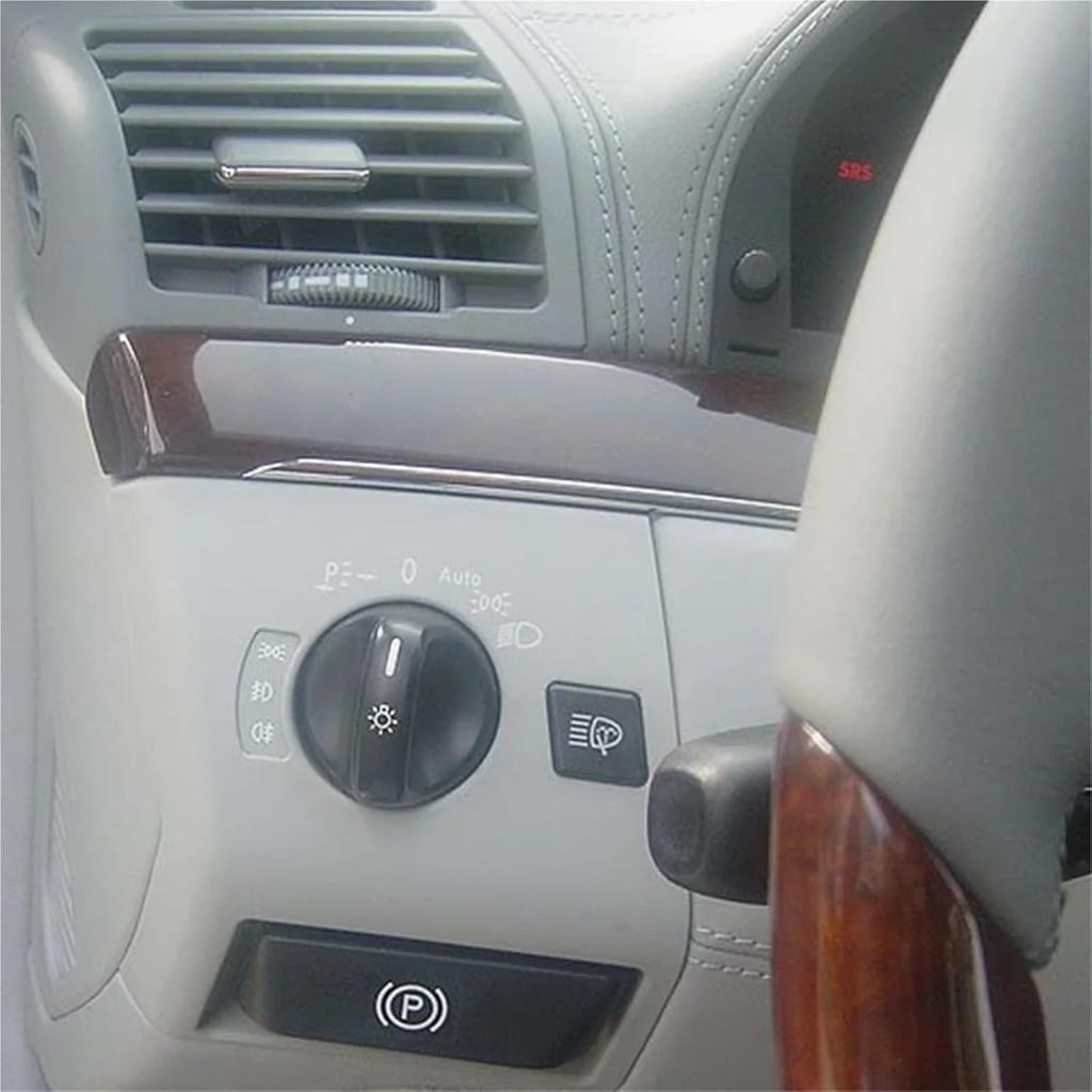 1 Pcs Front Air Conditioner Vent Paddle Car Air Vent Outlet Tab Clip Repair Slider Compatible For Mercedes-Benz S Class S300 W220 1998-2005(Grey)