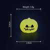 Mini Luminous Halloween Ornament Bat Pumpkin Skeleton Ghost Micro Landscape Dollhouse Model Car Interior Home Desktop Decoration