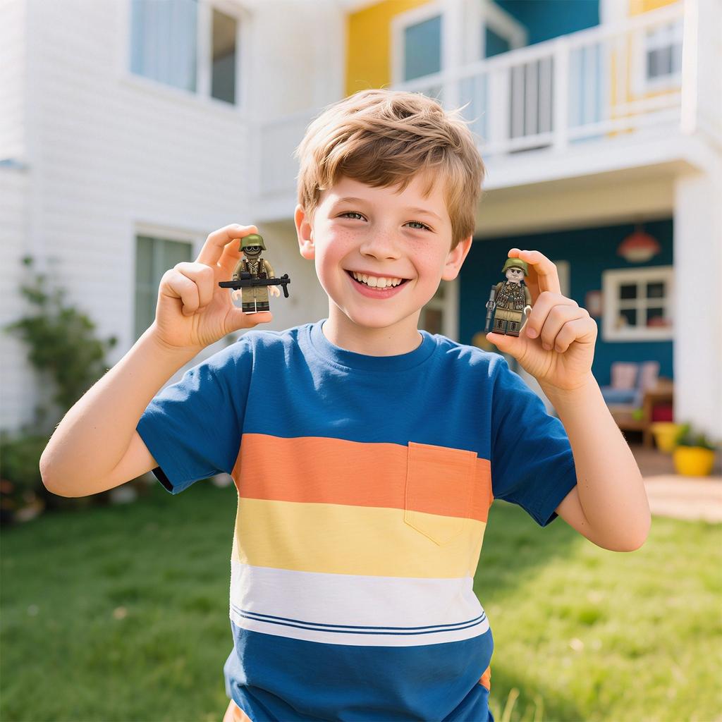 4PCS Kinderbaustein-Figuren Sind Die Besten Geschenke Für Kinder