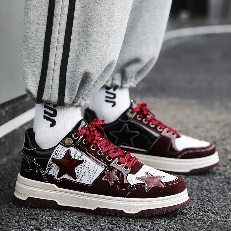 Pánská kožená obuv Boty z přírodní hovězí kůže pro muže Tenisky Pánské Vysoce kvalitní Módní obuv Muž Trend Volnočasová teniska