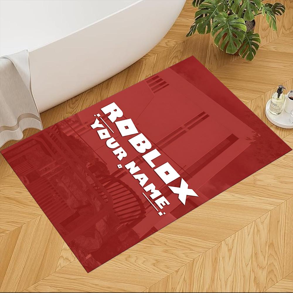 Roblox Customizable Name Floor Mat Design for Hallway Bedrooms Living Rooms Study room Antislip Carpet Office home decor Spiritual Gift