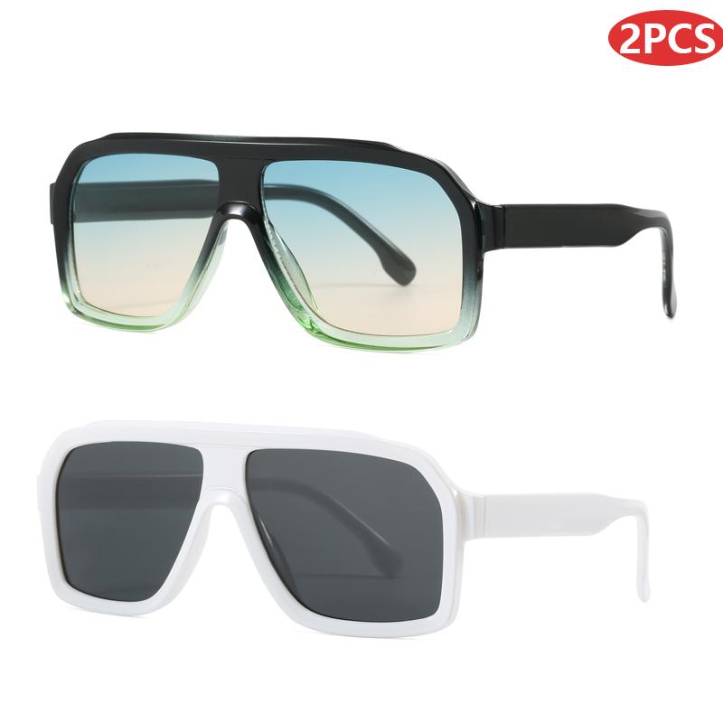 1Pack Square Sunglasses Vintage Women Outdoor Sports Brand Eyewear Female Fashion Polygon Sun Glasses Shades Unisex