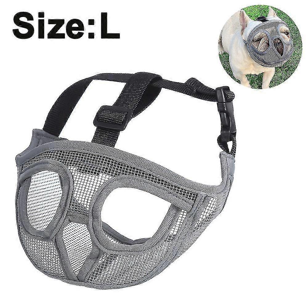 Short Snout Dog Muzzle Bulldog Muzzle,stop Dog For Biting
