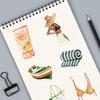 50pcs Boat Beach Pool Day Stickers Colorful Graffiti Cell Phone Notebook Cup Luggage Decoration Waterproof Stickers