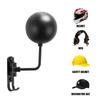 1/2Pc Wall Mounted Helmet Holder Stainless Steel 180° Rotation Motorcycle Rack with Double Hook Bike Helmet for Bicycle Helmets