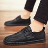 Mens Slip On Oxfords Breathable Leather Flats Formal British Style Dress Shoes Fashion Luxury Casual Shoes Low Top Sneakers