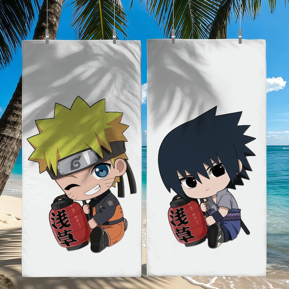 Anime N-NARUTO Sasuke Itachi Madara cute Quick Drying Beach Towels Are Suitable For Swimming Pools Camping Yoga And The Gym