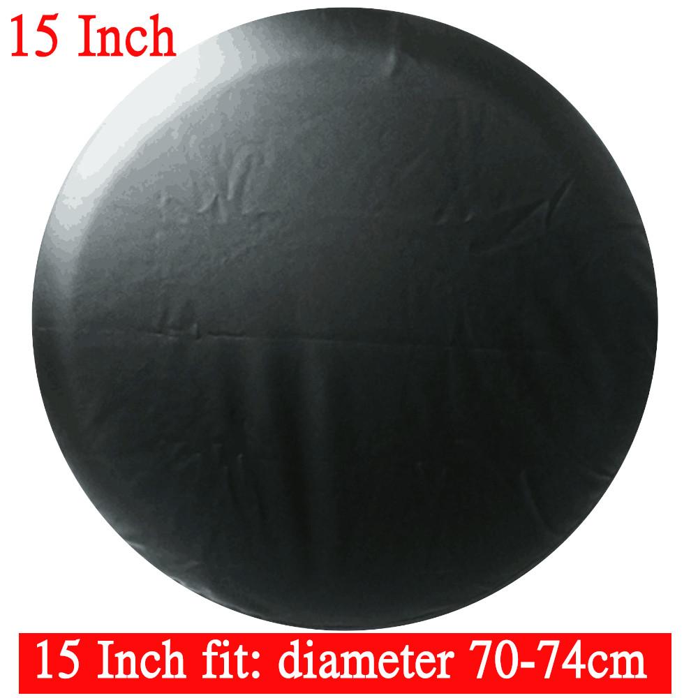 14" 15" 16" 17" Cal Czysta Czerń Biel PVC PU Pokrowiec Osłona Koła Zapasowego Pokrowiec Torba Saszetka Na Wszystkie Samochody