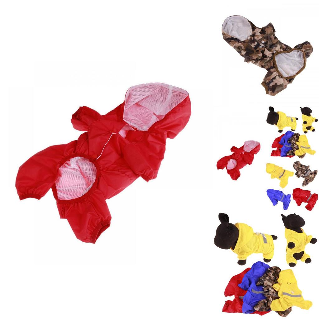 Pet Clothing Raincoat Double-layered Dog Raincoat Wholesale Factory Direct Sales