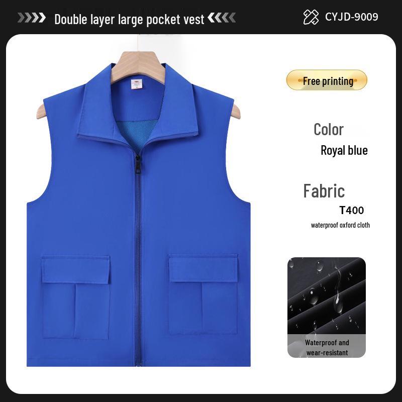 Customized Volunteer & Guide Vests with Logo for Supermarkets & Storage Activities