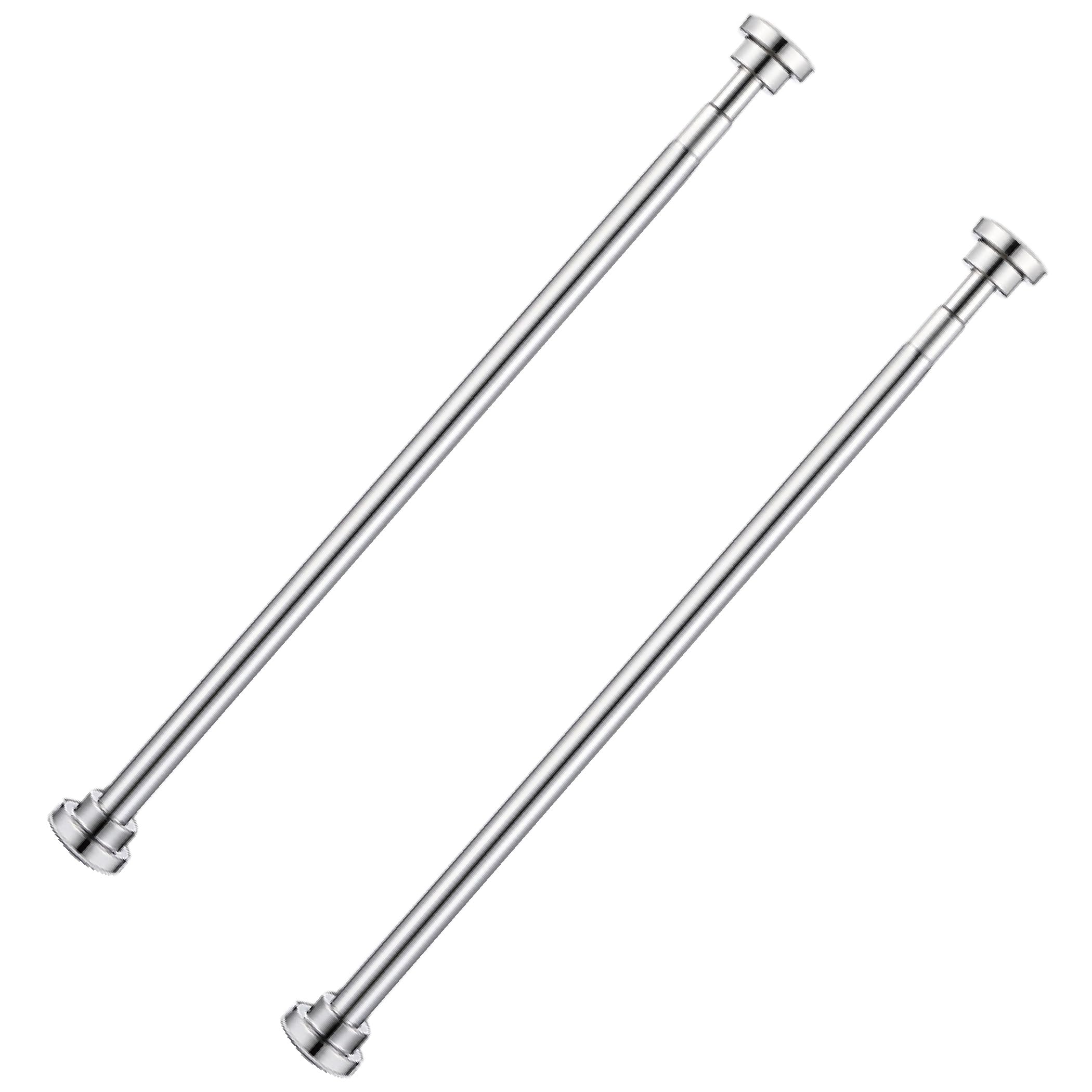 

BGL Набор из 2 телескопических стержней из нержавеющей стали, регулируемая длина, максимальная грузоподъемность 35 кг, 35-63 см