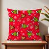 The Cartoon G-Grinch-H Cute Cushion Cover For Pillow Printing Sofa Decoration Home Car Room Coffee Shop Office Nordic Simplicity