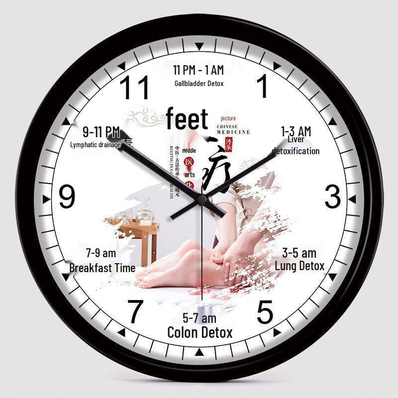 Health Club & Beauty Salon Silent Wall Clock for SPA and Therapies