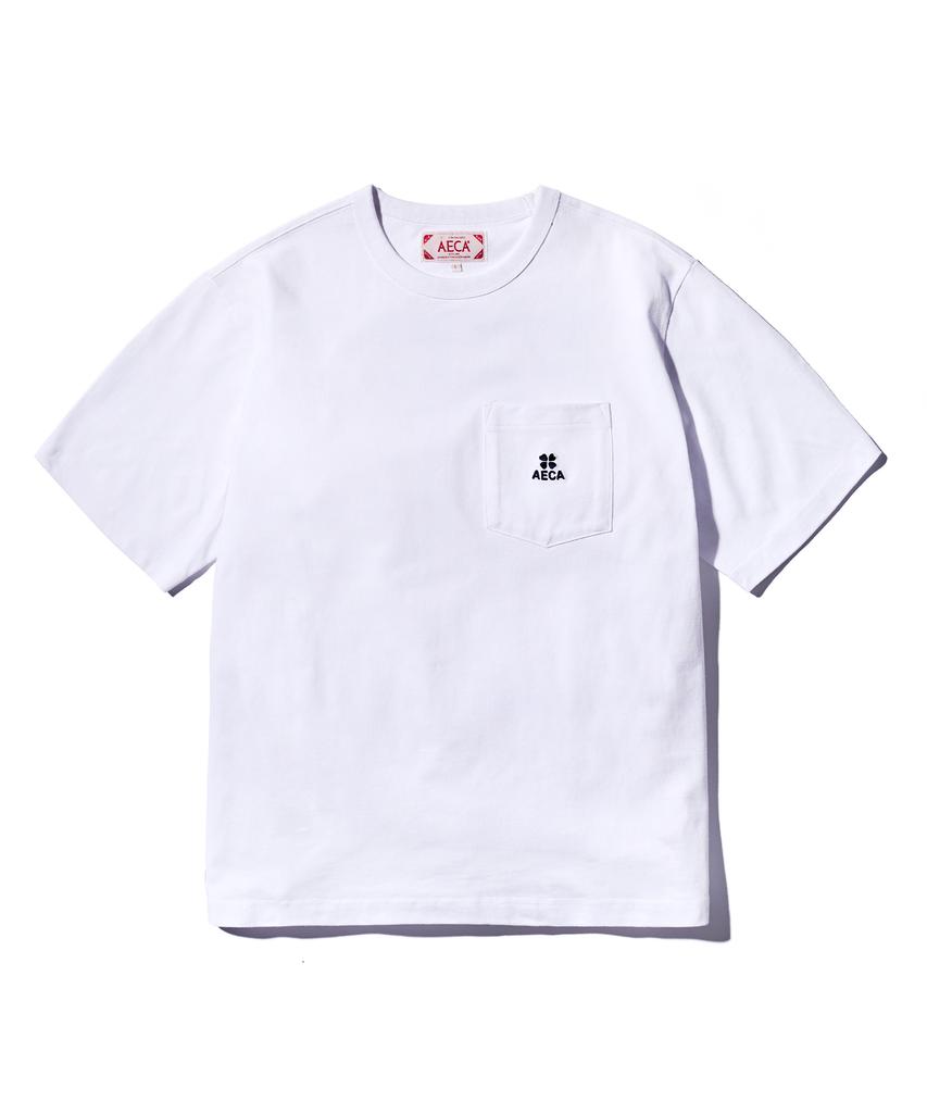 AECA (Woman) Everyday Aeca Clover Pocket Tee-White