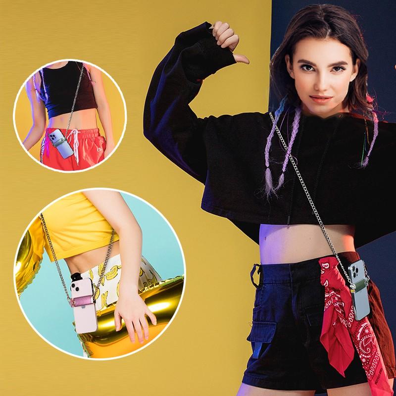 Buy Mobile Phone Crossbody Chain Back Clip Metal Mobile Phone
