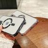 For Iphone 17 New Electroplated Magnetic Phone Case For Iphone 17 Pro Max Translucent Shockproof Bumper Soft Cover 17 Air Cases