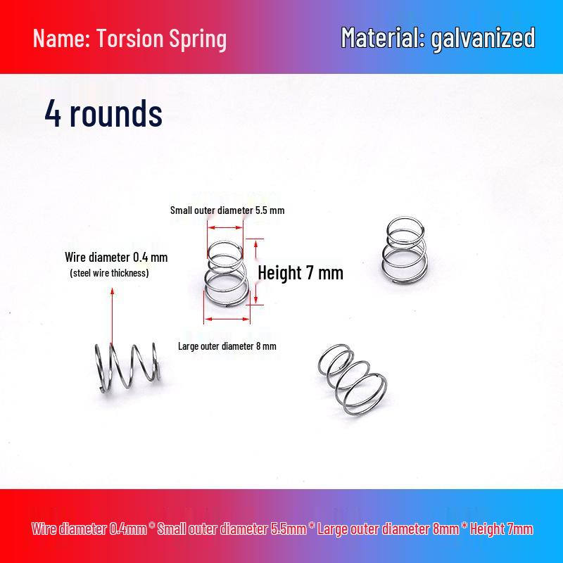 Stainless Steel Pagoda-Shaped Trapezoidal Compression Spring for Battery