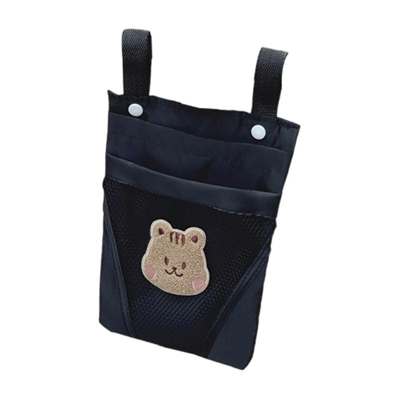 

Детская сумка для самоката, подвесная, с мультяшным рисунком животного, органайзер большой вместимости с большим карманом для велосипедов, колясок