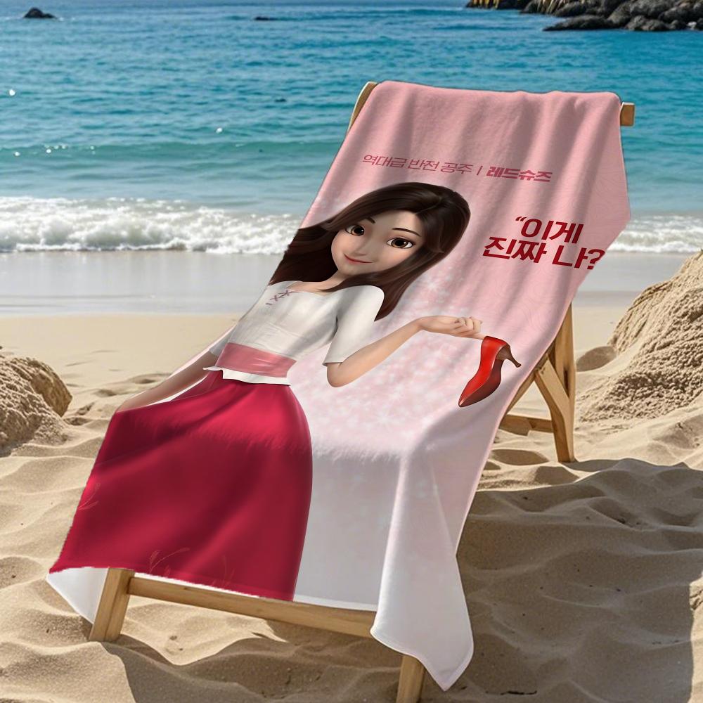 Fairy-Red Shoes and the Seven DwarfsS Towel Five-Star Hotel Quality Eco-Friendly Ultra Soft Thick Towels & Beach Towels