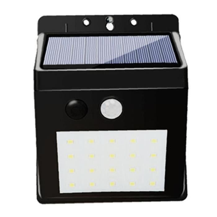 Solar Wall Light - ZF09277 - LED - Motion Sensor - Black - Outdoor