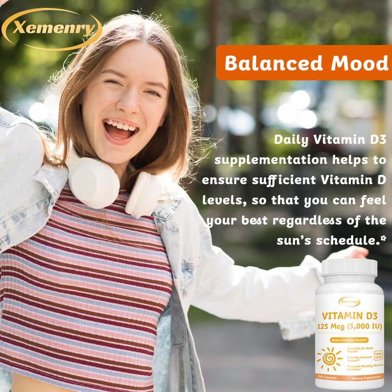 XEMENRY - 125 mcg Vitamin D3 - Bone Health - Immune System