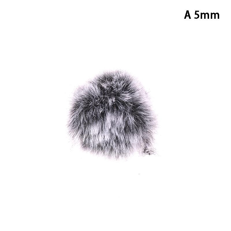 1Pc Universal Furry Microphone Wind Protector Mini Size Furry Windscreen Microphone Windscreen Protective Case Accessories